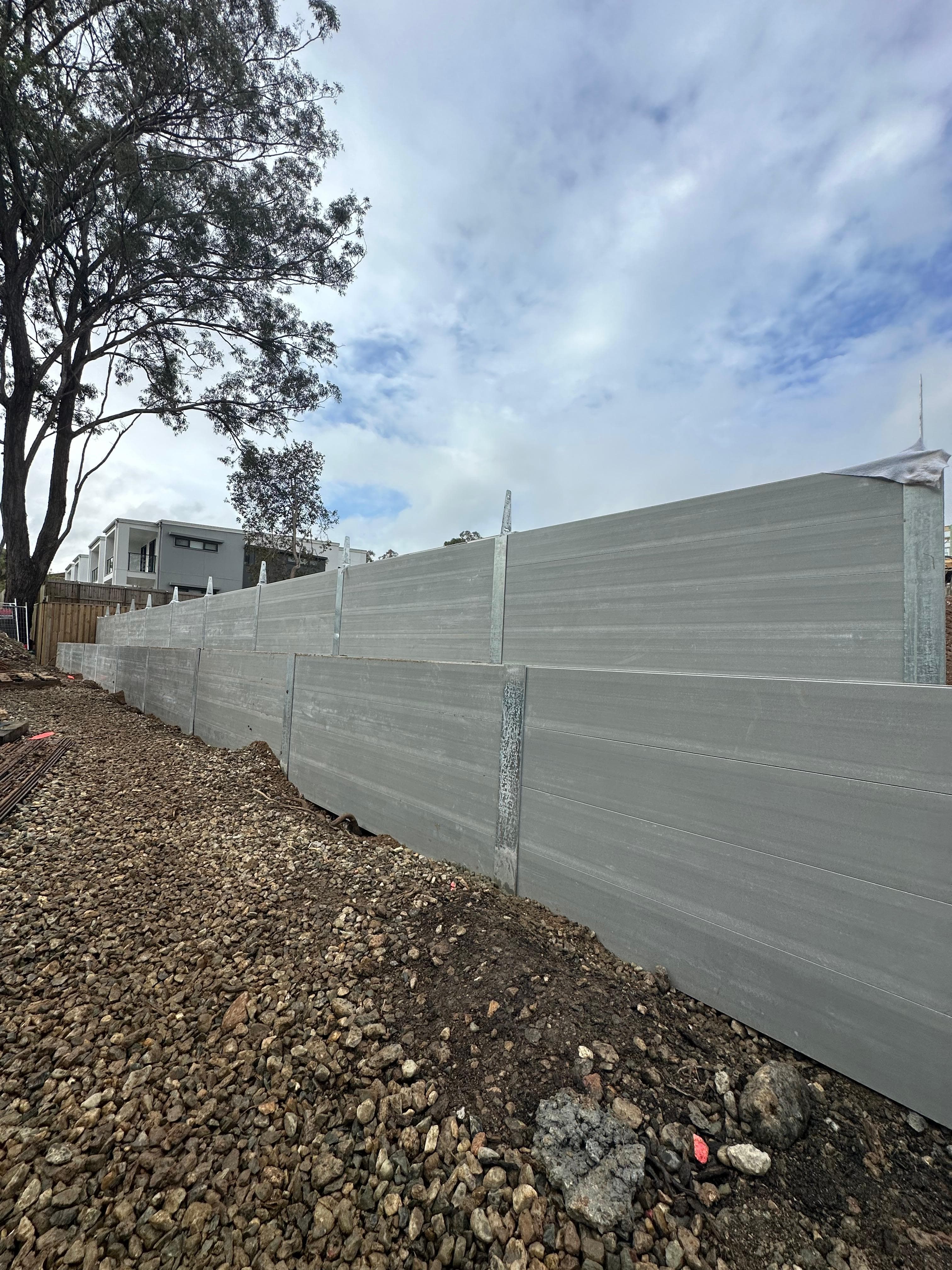 Premium retaining wall project by Elite Walls & Fencing